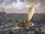 Jean Francois Millet Fishing Boat oil